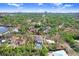 Wide aerial view of house and neighborhood at 2623 S Parkview St, Tampa, FL 33629