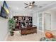 Bright home office with hardwood floors and built-in shelving at 2623 S Parkview St, Tampa, FL 33629