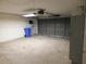 Spacious garage with an automatic door and ample storage space at 3202 Cullendale Dr, Tampa, FL 33618