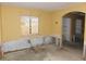 Living room with water damage and exposed walls at 3202 Cullendale Dr, Tampa, FL 33618