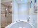 Spa-like bathroom with a shower and a soaking tub at 3405 W Swann Ave # 1, Tampa, FL 33609