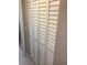 White louvered closet doors add style and storage at 3717 46Th S Ave # 2, St Petersburg, FL 33711