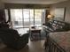 Living room with water views, comfortable seating and a relaxing atmosphere at 3717 46Th S Ave # 2, St Petersburg, FL 33711