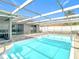 Sparkling pool with a covered patio area at 4024 Jib Sail Ct, New Port Richey, FL 34652