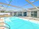 Relaxing blue pool, partially covered at 4024 Jib Sail Ct, New Port Richey, FL 34652