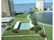 Covered shuffleboard courts with water views at 4575 Cove Cir # 904, Madeira Beach, FL 33708