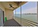 Spacious balcony offering stunning water views at 4625 Mirabella Ct, St Pete Beach, FL 33706