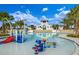 Resort-style pool with water features and playground at 5716 Colony Glen Rd, Lithia, FL 33547