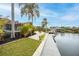 Private dock offering scenic water views and convenient boat access at 5809 Cruiser Way, Tampa, FL 33615