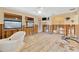 Bathroom under renovation, showing damaged walls and floors at 6151 Silver Oaks Dr, Zephyrhills, FL 33542