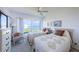 Bedroom with two twin beds and water views at 6218 Palma Del Mar S Blvd # 208, St Petersburg, FL 33715