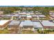 Aerial community view of tan houses at 8330 Vendome N Blvd # X, Pinellas Park, FL 33781