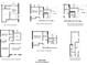 Alternative first floor plans for the Bismarck home at 8347 Golden Beach Ct, Parrish, FL 34219