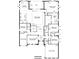 First floor plan of the Bismarck home, showcasing its layout at 8347 Golden Beach Ct, Parrish, FL 34219