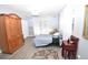 Spacious bedroom with large closet and wood-look floors at 948 Virginia St # 110, Dunedin, FL 34698