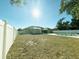 Large backyard with above-ground pool and shed at 1447 Coble Rd, Spring Hill, FL 34608