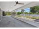 Spacious screened porch overlooks the backyard at 18292 Robinson Ave, Port Charlotte, FL 33948