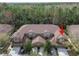 Aerial view of townhome showing roofline and building layout at 18924 Duquesne Dr, Tampa, FL 33647