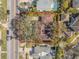 Overhead view of property, highlighting lot size and location at 215 Snell Isle Ne Blvd, St Petersburg, FL 33704
