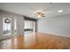 Bright living room with wood floors and access to a sunroom at 2320 Shelly Dr # B, Palm Harbor, FL 34684
