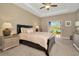 Spacious main bedroom with private balcony access at 29762 Chapel Chase Dr, Wesley Chapel, FL 33545