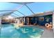Relaxing pool area with patio and hot tub at 3628 Holiday Lake Dr, Holiday, FL 34691