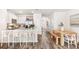 Open concept living space connects the kitchen and dining areas at 4644 Pleasant Ave, Palm Harbor, FL 34683