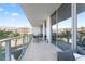 Outdoor patio with table and chairs, offering scenic views at 5120 Marina Way # 2208, Tampa, FL 33611