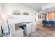 Elegant dining area with built-in banquette seating at 5120 Marina Way # 2208, Tampa, FL 33611