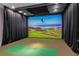 High-definition golf simulator for indoor practice at 5120 Marina Way # 2208, Tampa, FL 33611