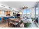 Open floor plan with kitchen, living, and dining areas at 5120 Marina Way # 2208, Tampa, FL 33611