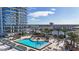 Resort-style pool with sundeck and outdoor lounge area at 5120 Marina Way # 2208, Tampa, FL 33611