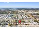 Aerial view of home and community near the coast at 5234 Yellow Pine N St, St Petersburg, FL 33709