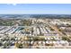 Aerial view showing home, community, and coastal views at 5234 Yellow Pine N St, St Petersburg, FL 33709