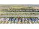 Aerial view of a house in a new suburban neighborhood near a highway at 5613 Del Coronado Dr, Apollo Beach, FL 33572