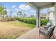 Spacious backyard with patio and room for entertaining at 5613 Del Coronado Dr, Apollo Beach, FL 33572
