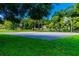 Outdoor basketball court nestled among lush greenery at 775 Rolling Hills Dr, Palm Harbor, FL 34683