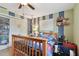 bedroom with twin bed, closet, and shelving at 775 Rolling Hills Dr, Palm Harbor, FL 34683
