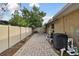 Brick pathway along the side of the house at 775 Rolling Hills Dr, Palm Harbor, FL 34683