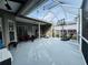 Spacious enclosed patio, great for exercise and recreation at 9625 Fox Hearst Rd, Tampa, FL 33647