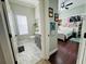 Hallway with access to bedroom and bathroom at 9625 Fox Hearst Rd, Tampa, FL 33647