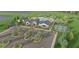 Aerial view of community amenities including pool, parking, and playground at 9818 Crescent Moon Dr, Riverview, FL 33578