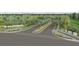Landscaped entrance to Spencer Glen community at 9822 Crescent Moon Dr, Riverview, FL 33578