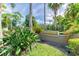 Community entrance with lush landscaping at 1111 N Bayshore Blvd # B7, Clearwater, FL 33759