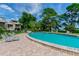 Relaxing community pool with patio area at 1111 N Bayshore Blvd # B7, Clearwater, FL 33759