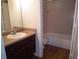 Bathroom with vanity, toilet and tub at 11901 4Th N St # 10105, St Petersburg, FL 33716