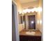 Bathroom vanity with sink and mirror at 11901 4Th N St # 10105, St Petersburg, FL 33716