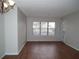 Bright living room with hardwood floors and large window at 11901 4Th N St # 10105, St Petersburg, FL 33716