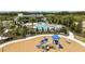 Resort-style pool with playground and covered seating at 12436 52Nd E St, Parrish, FL 34219