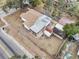 Aerial view of house and surrounding lot at 1424 E Bougainvillea Ave, Tampa, FL 33612